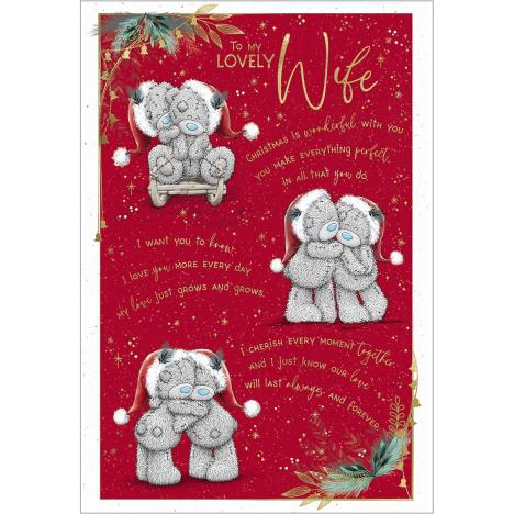 Lovely Wife Verse Me to You Bear Christmas Card £3.59